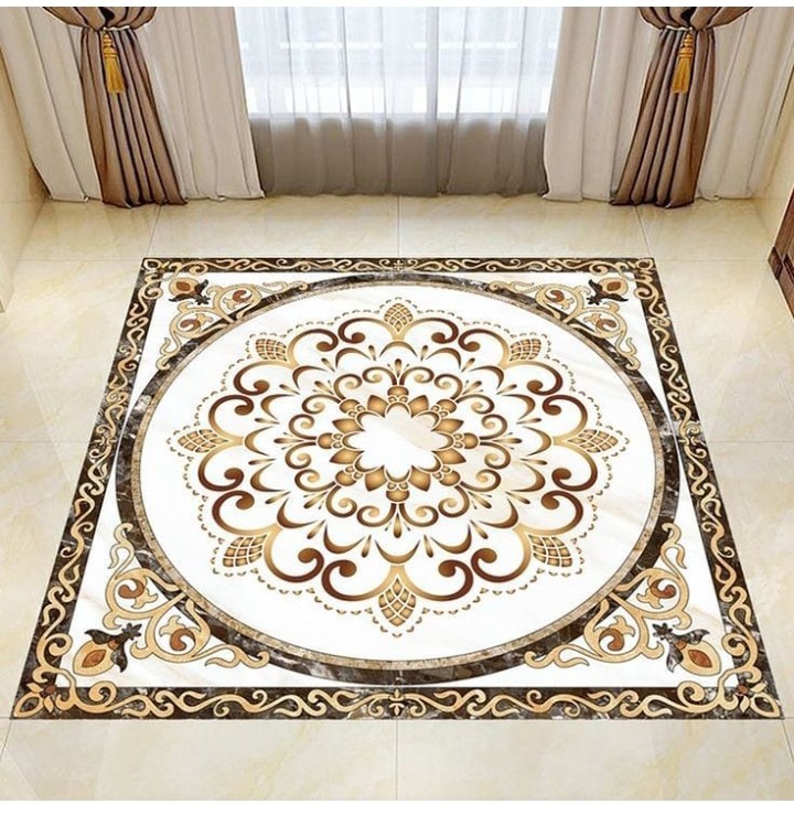 Marble Inlay Flooring Medallion